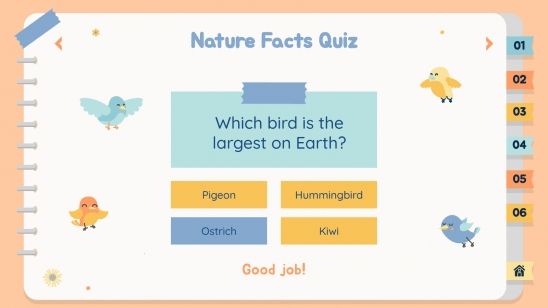 Nature Activities Binder presentation template