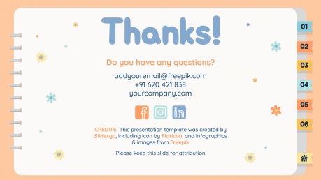Nature Activities Binder presentation template