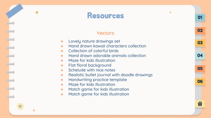 Nature Activities Binder presentation template