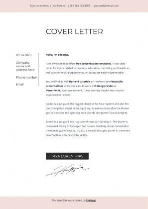 Jello Modern Resume presentation template