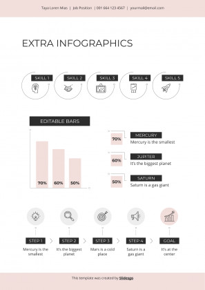 Jello Modern Resume presentation template