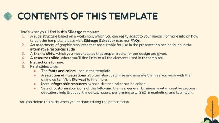 Eco & Recycling Workshop presentation template 