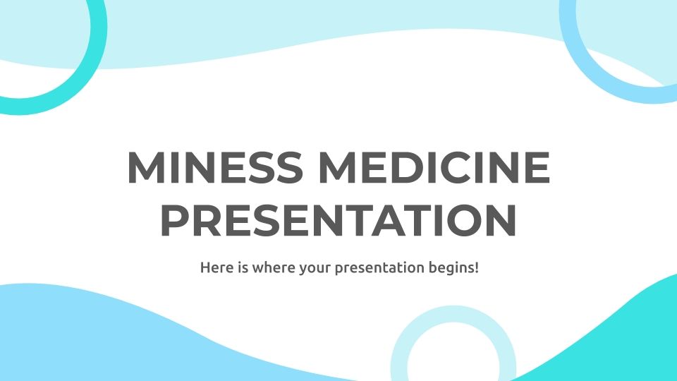 Médecine Mines Modèles de présentation