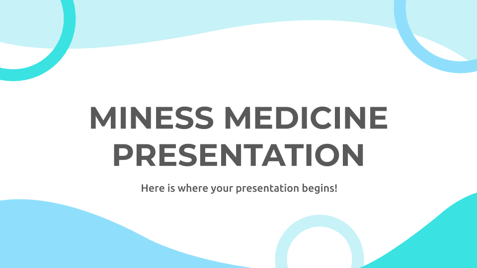 Miness Medicine presentation template 