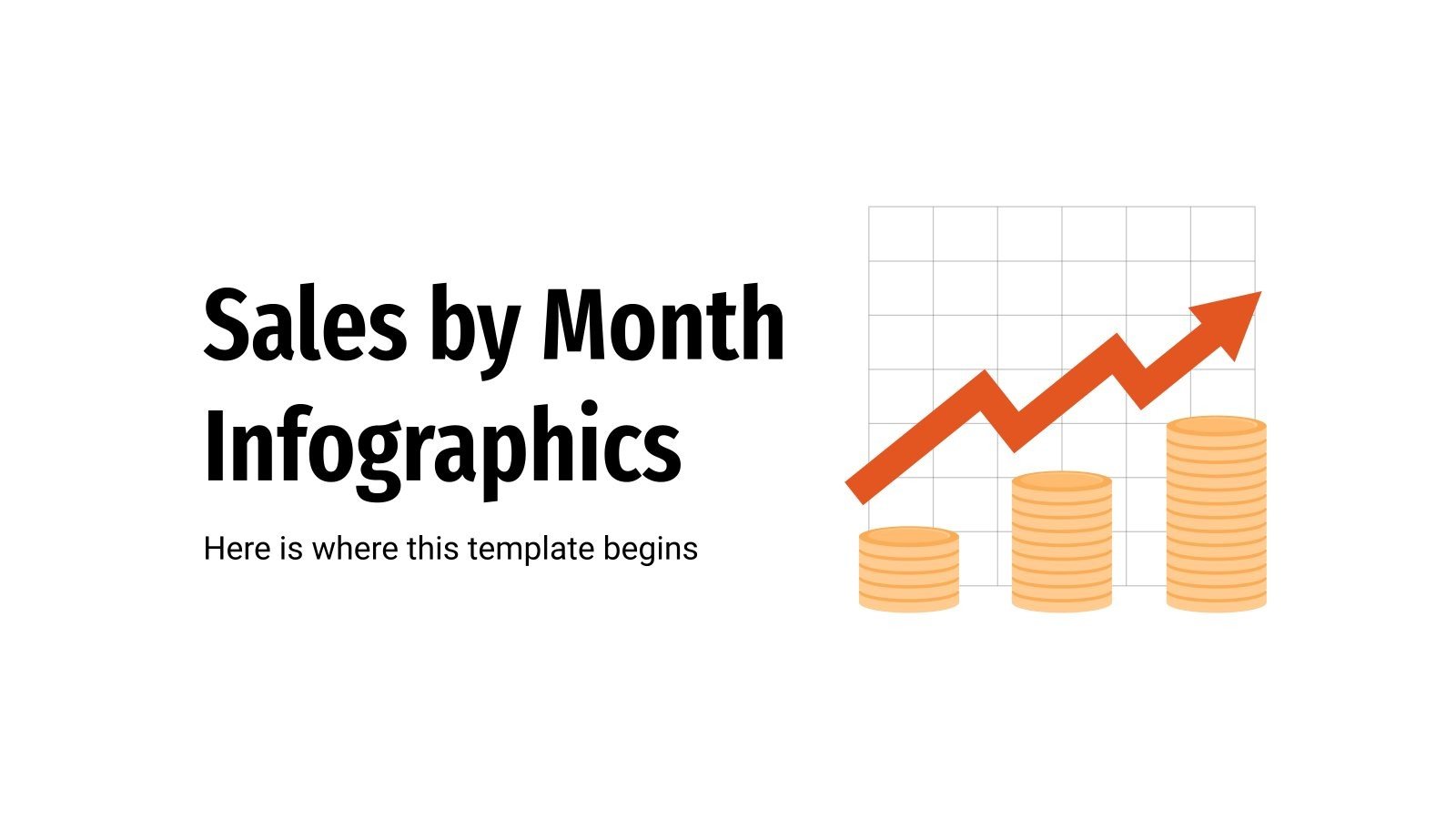 Sales by Month Infographics | Google Slides & PowerPoint