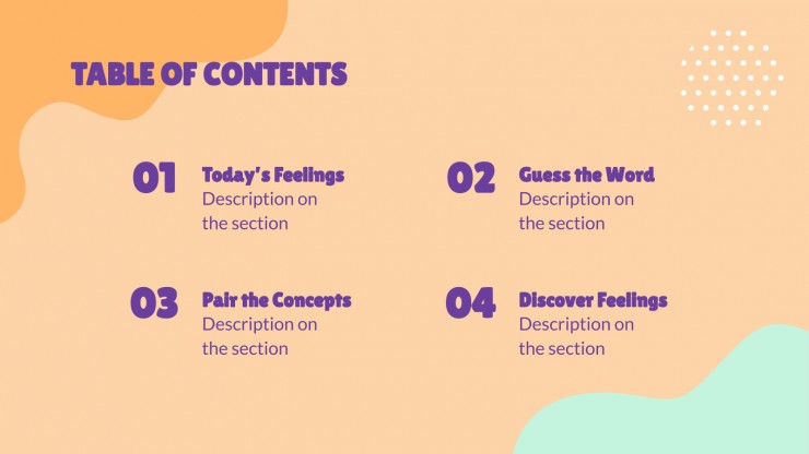 Emotions Flashcards presentation template