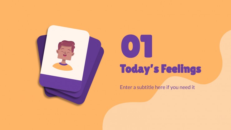 Emotions Flashcards presentation template