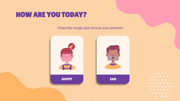 Emotions Flashcards presentation template