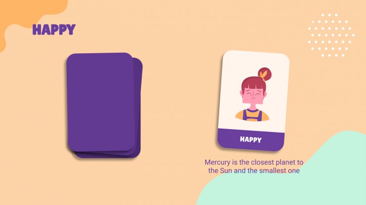 Emotions Flashcards presentation template