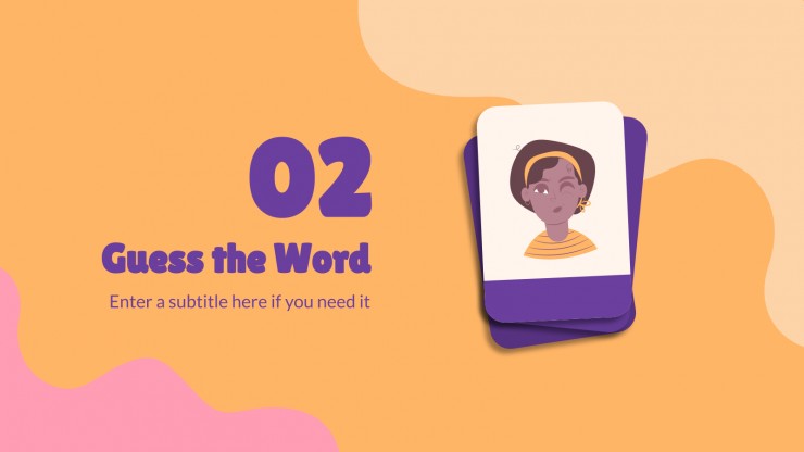 Emotions Flashcards presentation template