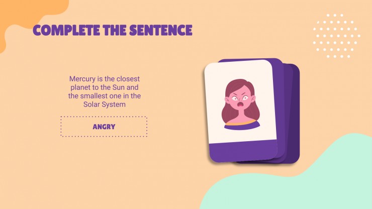 Emotions Flashcards presentation template