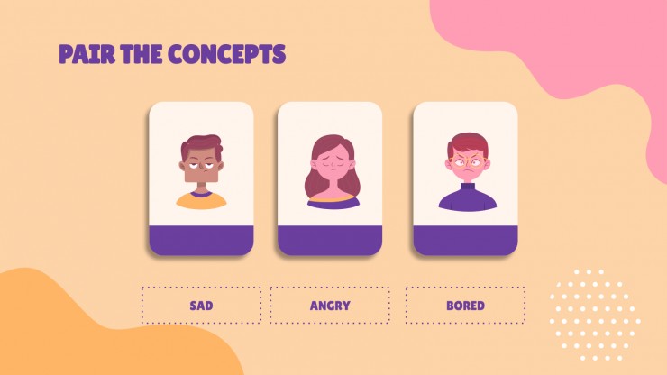 Emotions Flashcards presentation template