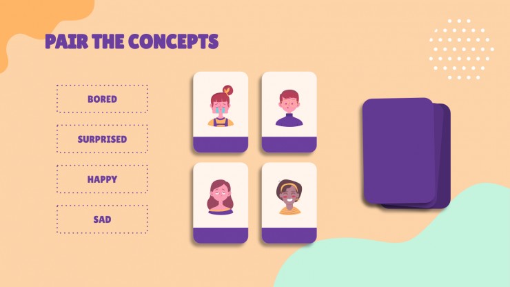 Emotions Flashcards presentation template