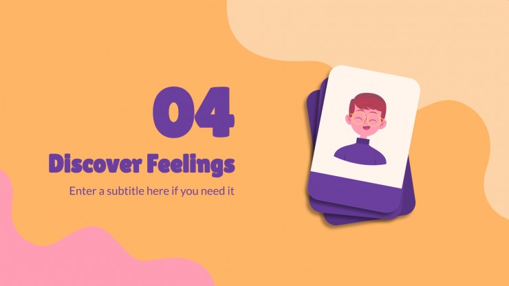 Emotions Flashcards presentation template