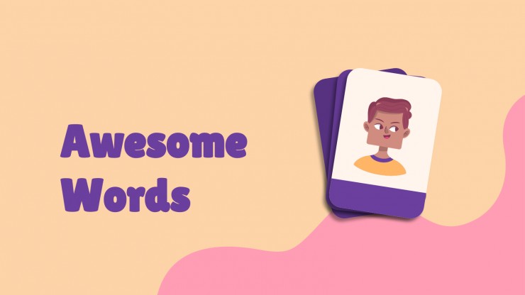 Emotions Flashcards presentation template