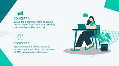 Plantilla de presentación Tips para reuniones online