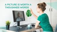Plantilla de presentación Tips para reuniones online
