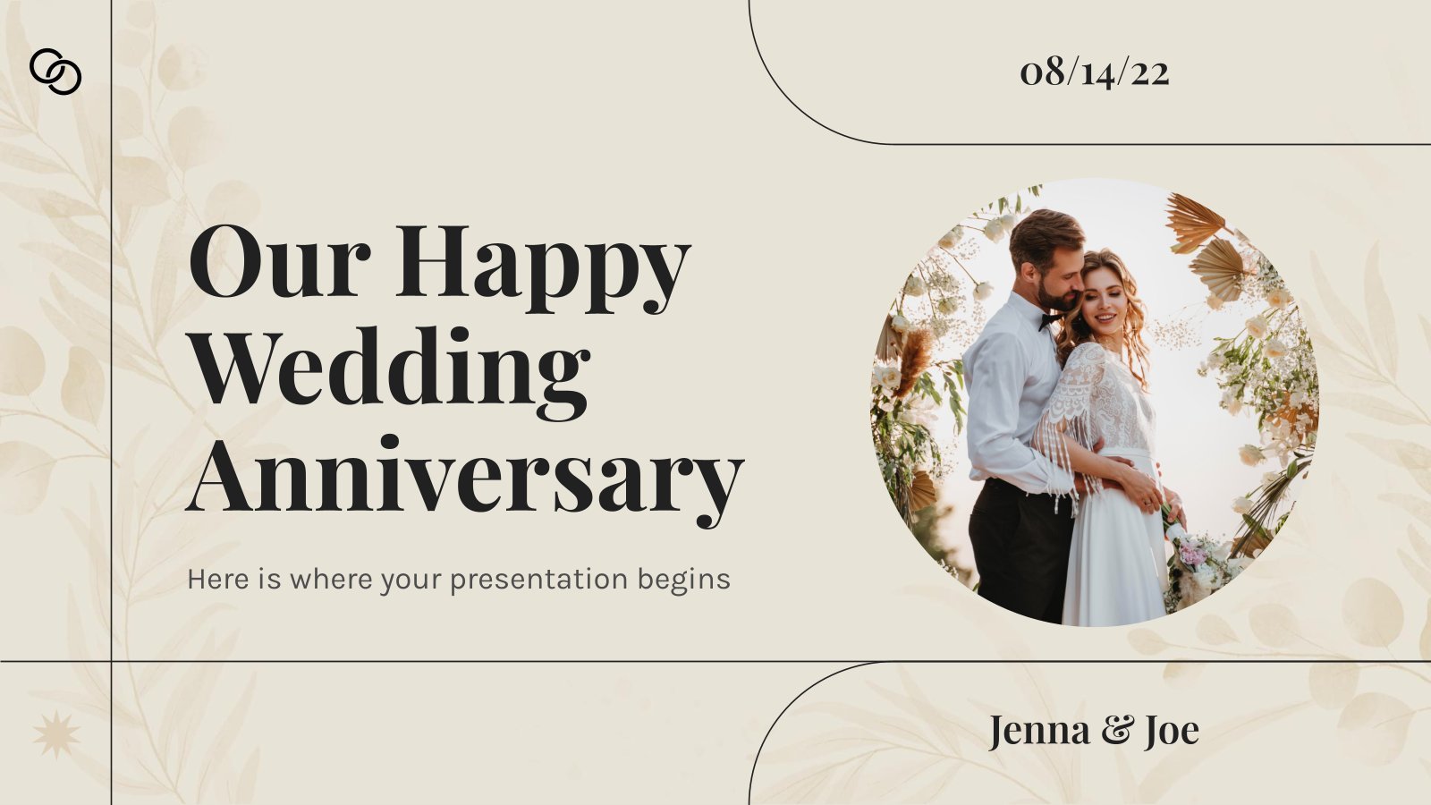 Our Happy Wedding Anniversary Minitheme | Google Slides & PPT