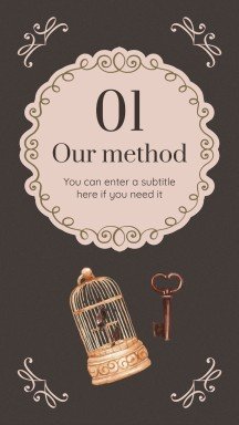 Dark Academia Aesthetics Schule Präsentationsvorlage