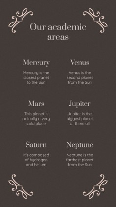 Dark Academia Aesthetics Schule Präsentationsvorlage