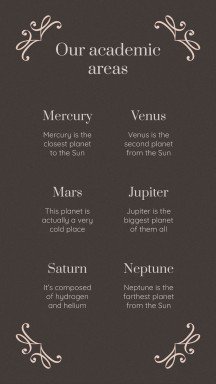 Dark Academia Aesthetics Schule Präsentationsvorlage