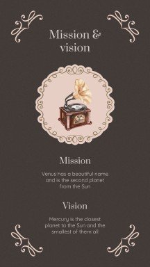 Dark Academia Aesthetics Schule Präsentationsvorlage