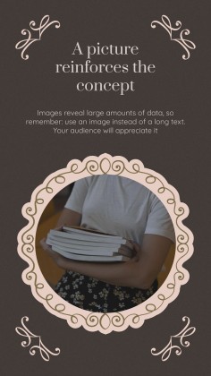 Dark Academia Aesthetics Schule Präsentationsvorlage