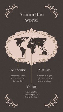 Dark Academia Aesthetics Schule Präsentationsvorlage