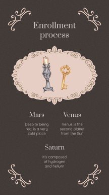 Dark Academia Aesthetics Schule Präsentationsvorlage