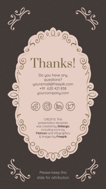 Dark Academia Aesthetics Schule Präsentationsvorlage