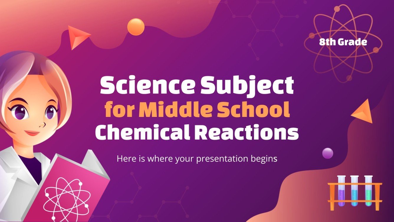 Science for Middle School 8th Grade Chemical Reactions