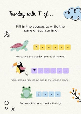 Lerne die Tage der Woche! Präsentationsvorlage