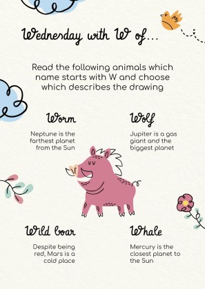 Lerne die Tage der Woche! Präsentationsvorlage