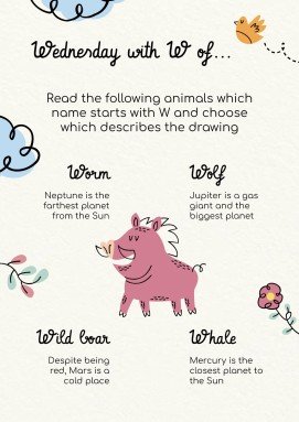 Lerne die Tage der Woche! Präsentationsvorlage