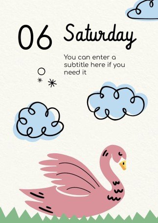 Lerne die Tage der Woche! Präsentationsvorlage