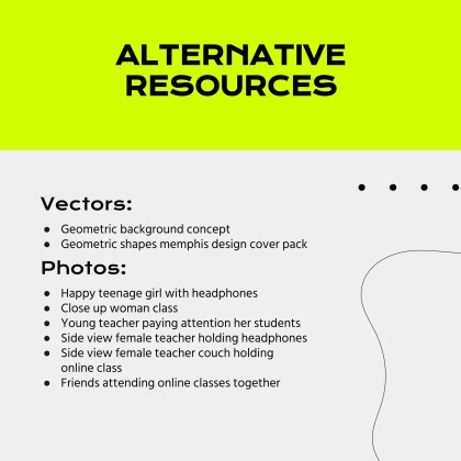 가상 학교 프레젠테이션 템플릿