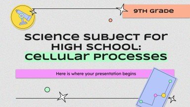 Wissenschaft für die höhere Schule: Zelluläre Prozesse Präsentationsvorlage