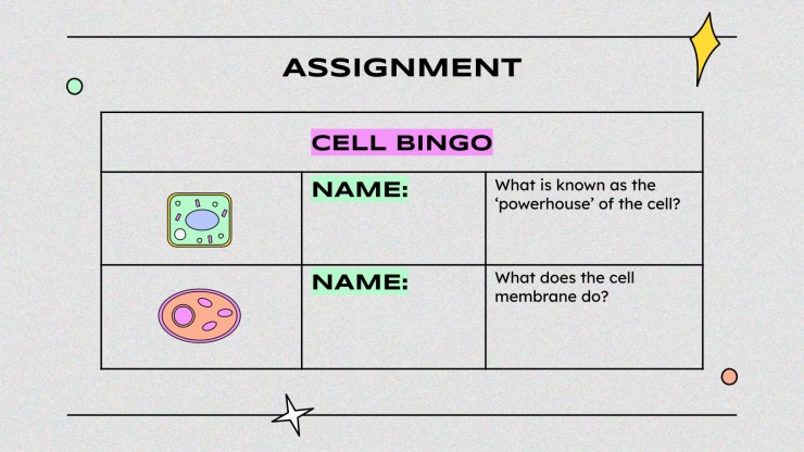 Wissenschaft für die höhere Schule: Zelluläre Prozesse Präsentationsvorlage
