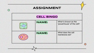 Wissenschaft für die höhere Schule: Zelluläre Prozesse Präsentationsvorlage