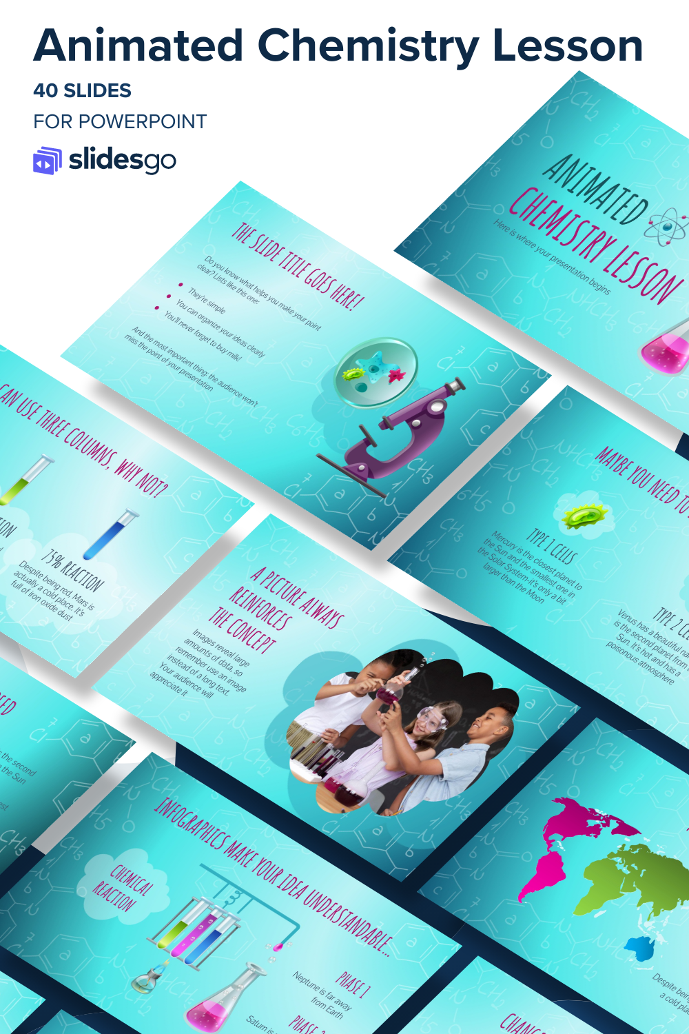 Powerpoint Graphics/animation Animated Chemistry Lesson | PowerPoint