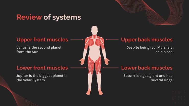 Muscular System Clinical Case presentation template 