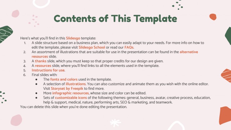 Motic Abstract Business Plan presentation template