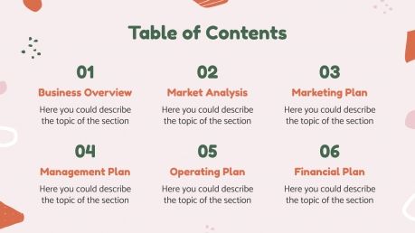 Motic Abstract Business Plan presentation template