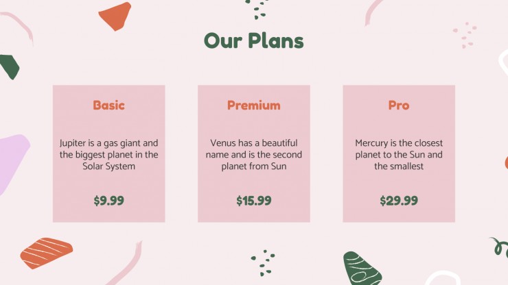 Motic Abstract Business Plan presentation template