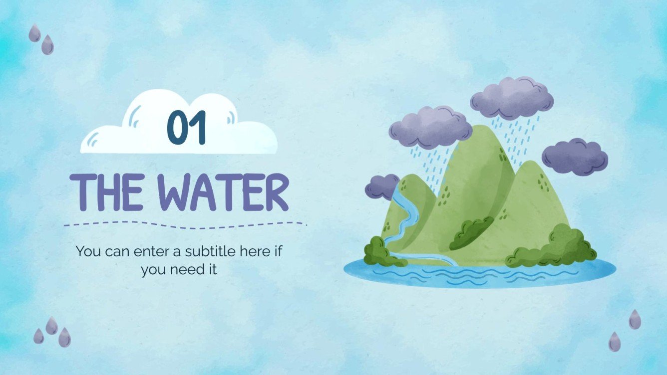 Biology for PreK The Water Cycle Google Slides & PPT