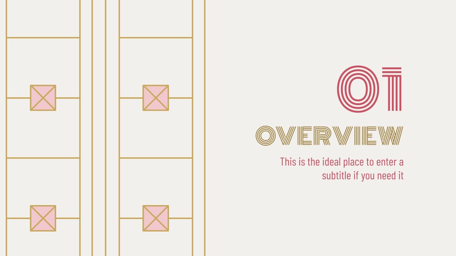 Art Deco Lesson Google Slides theme and PowerPoint template