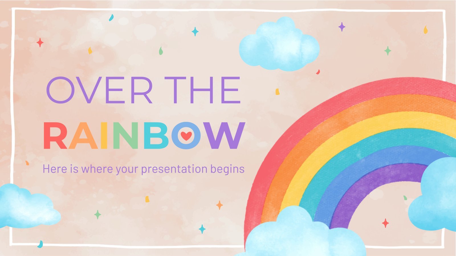 rainbow backgrounds for powerpoint