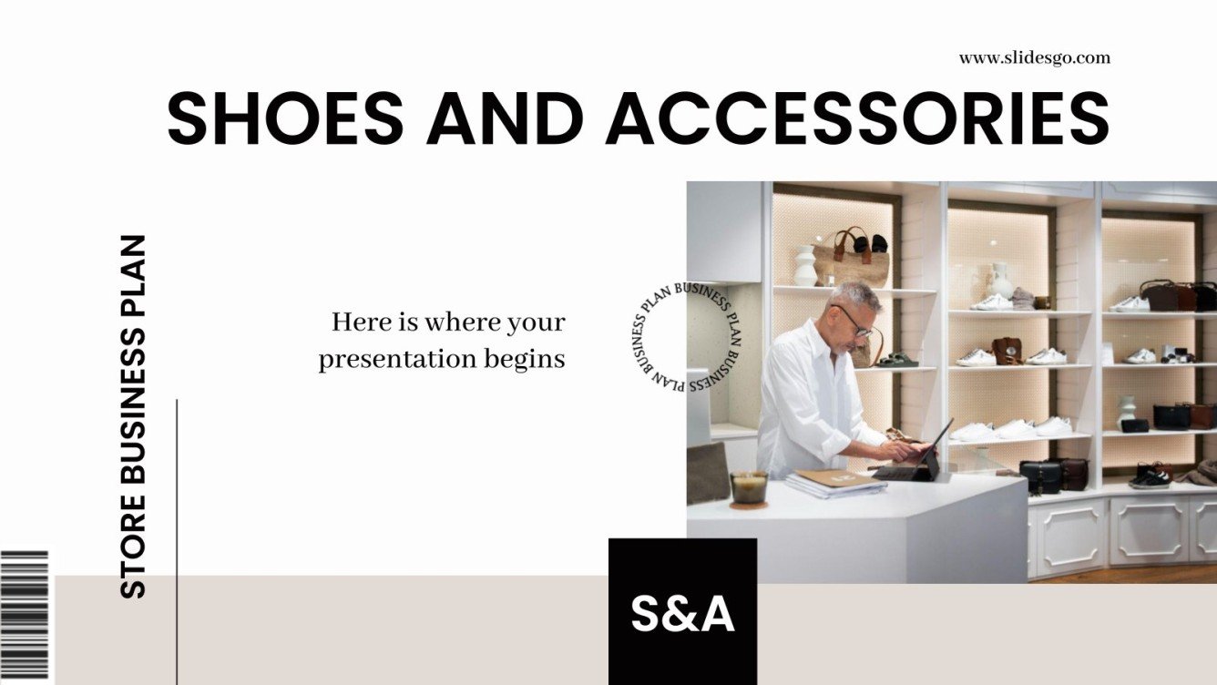 Shoes and Accessories Store Business Plan Google Slides & PPT
