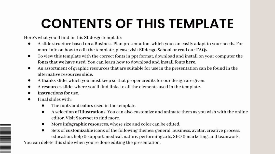 Shoes And Accessories Store Business Plan Google Slides PPT