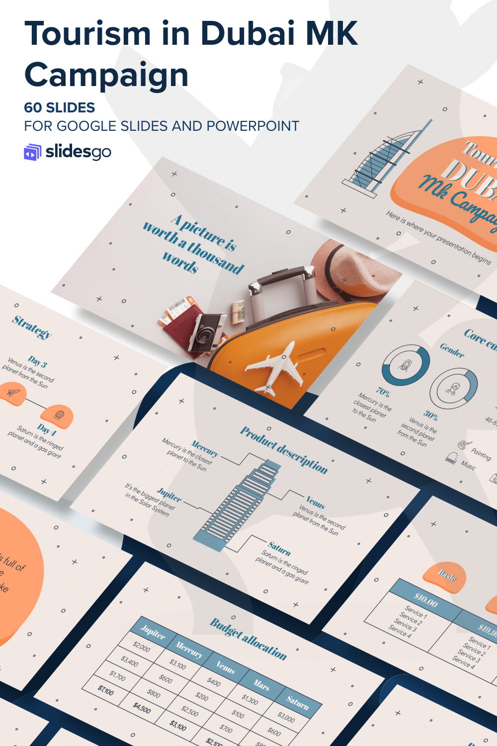 Tourism in Dubai MK Campaign | Google Slides & PowerPoint